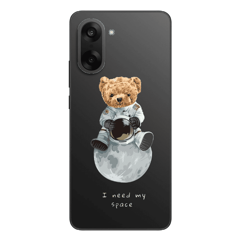 Oneplus Nord CE 5 Bear in space Transparent Silicone TPU Θήκη